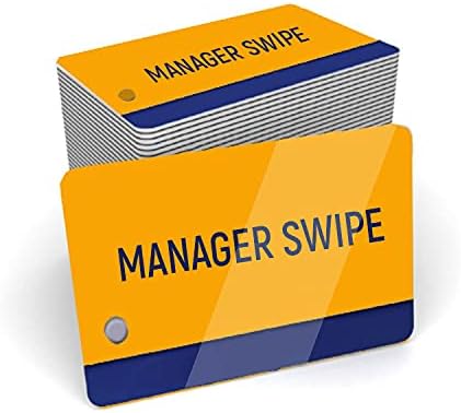 25 Pack of Orange Micros Manager Cards - for Micros Oracle POS System