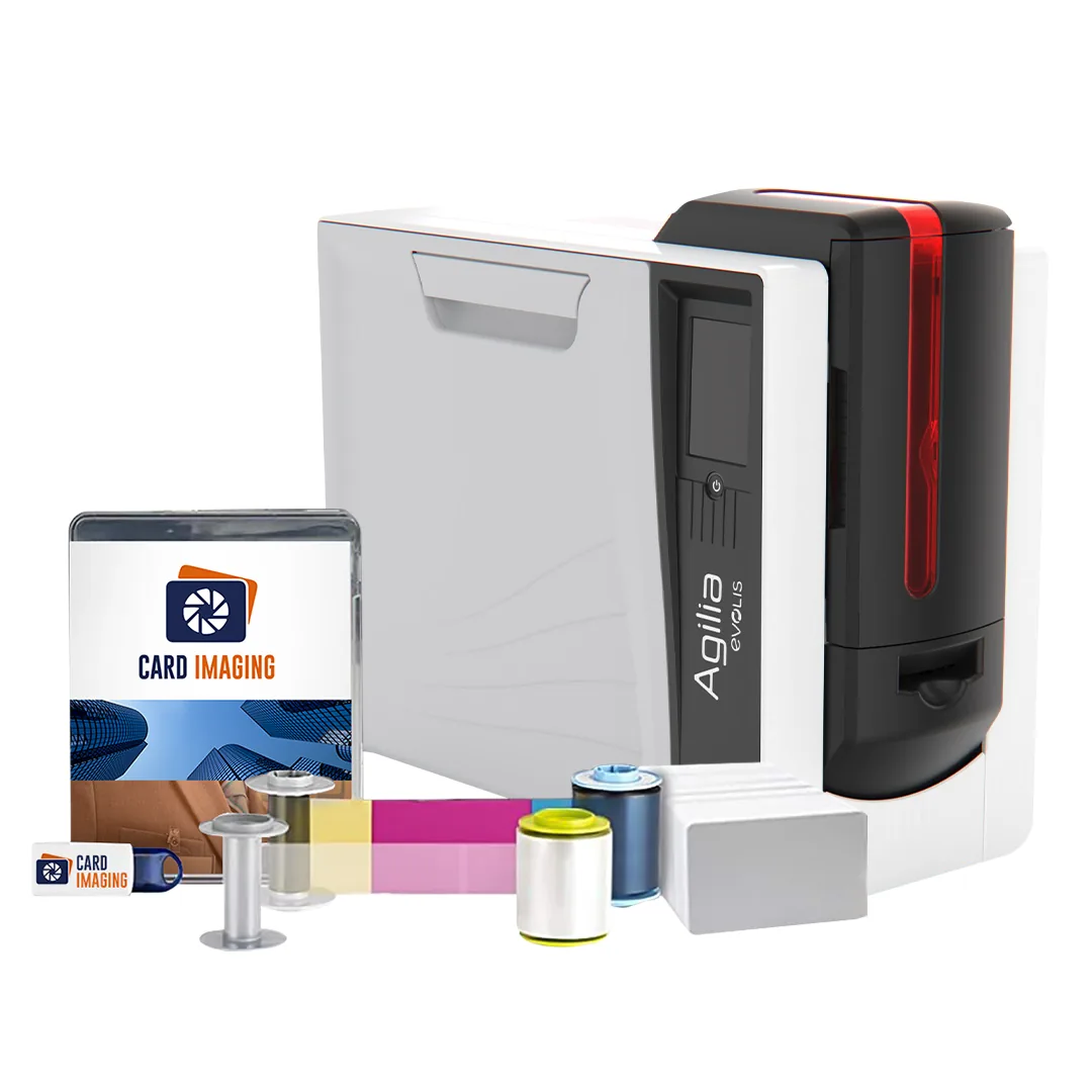 Evolis Agilia Dual Sided High Definition Retransfer Card Printer & Supplies #AG1-0011