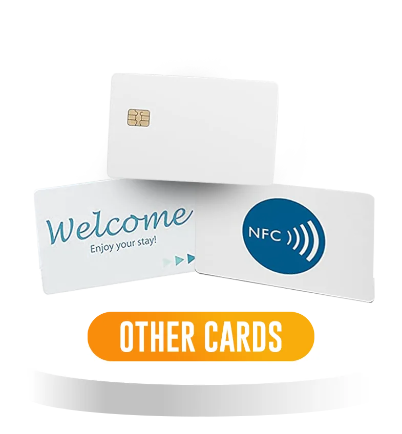 Blank and specialty PVC cards